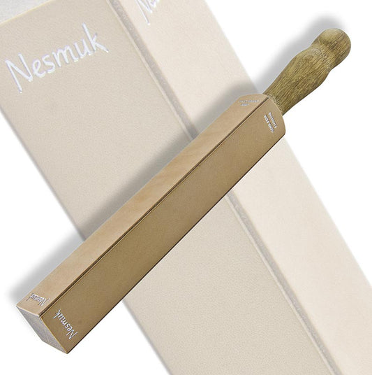 Nesmuk Streich-/Schleifriemen-Endpolitur, vierseitig Diamantschleifpaste, 37,4cm