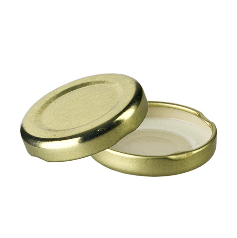 Deckel, gold, für Sechseckglas, 43 mm, 45,47,53 ml, 1 St