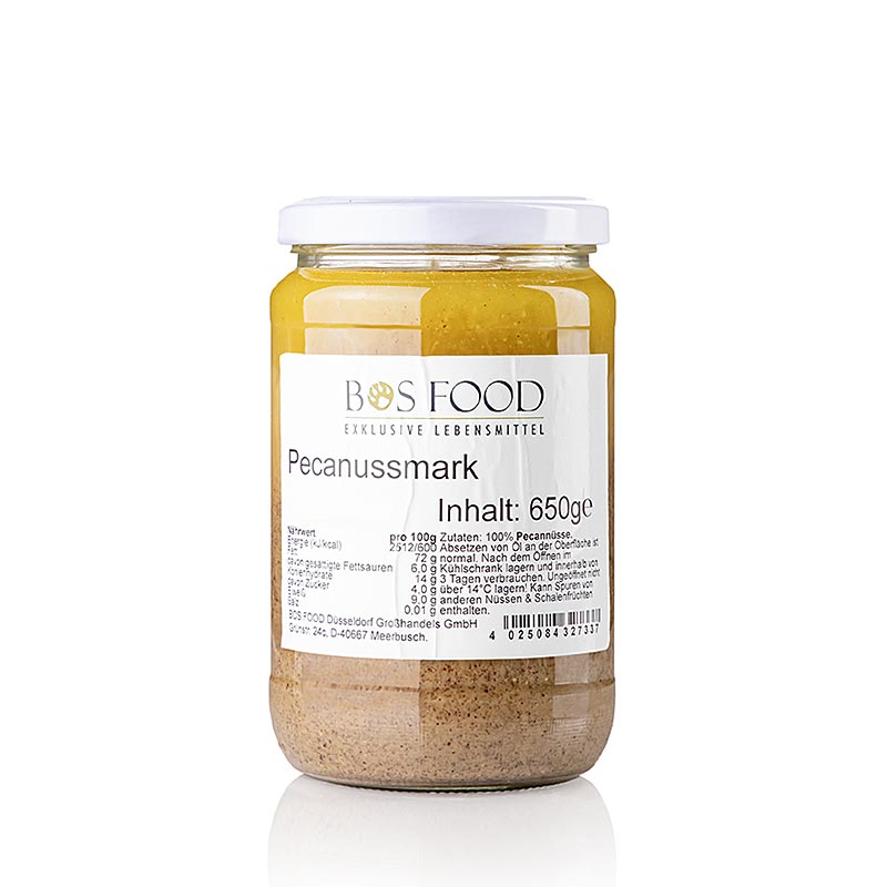 CHEF FOOD Pecannuss-Mark, 100% Mark ohne Zusatzstoffe, 650 g