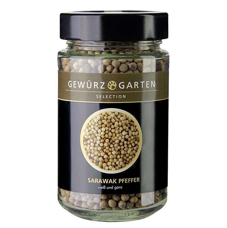 Gewürzgarten Sarawak Pfeffer, weiß, ganz, 150 g