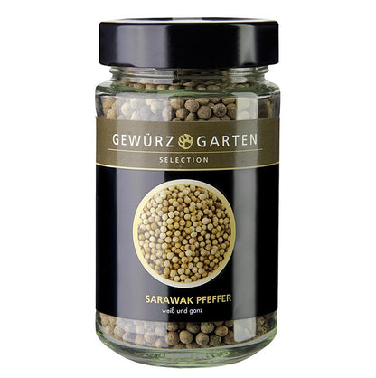 Gewürzgarten Sarawak Pfeffer, weiß, ganz, 150 g