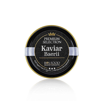 BOS FOOD Premium Selection Kaviar vom sibirischen Stör (Acipenser baerii), Aquak