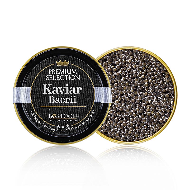 BOS FOOD Premium Selection Kaviar vom sibirischen Stör (Acipenser baerii), Aquak