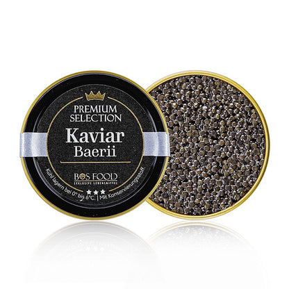 BOS FOOD Premium Selection Kaviar vom sibirischen Stör (Acipenser baerii), Aquak