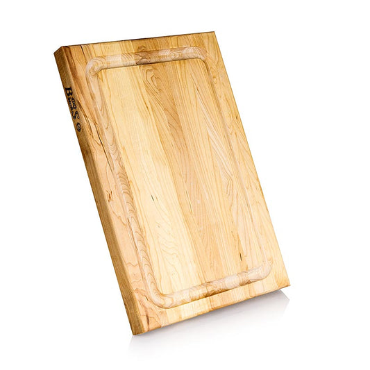 Boos Block Schneidebrett BBQ BD aus Ahorn, 45,7x30,5x3,8cm, mit Ablaufrinne, 1 St