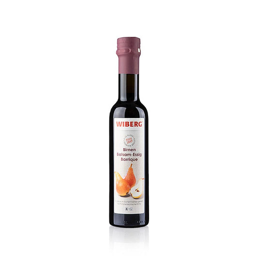 Wiberg Exquisite Birnen Balsam-Essig, 5% Säure, 10 Jahre im Eichenfass gereift, 250 ml