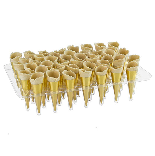 Mini-Hörnchen Gold, neutral, ø 2,5x7,5 cm, 1,3 kg, 180 St