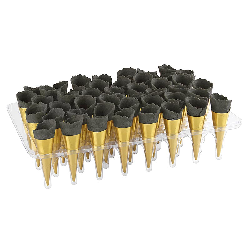 Mini-Hörnchen Gold, neutral, schwarz, ø 2,5x7,5 cm, 1,3 kg, 180 St