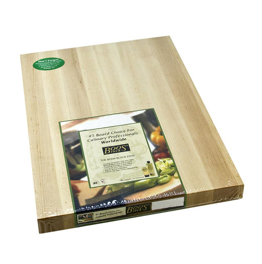 Boos Block Schneidebrett Chop-n-Slice aus Ahorn, 51x38x3 cm, ohne Ablaufrinne, 1 St