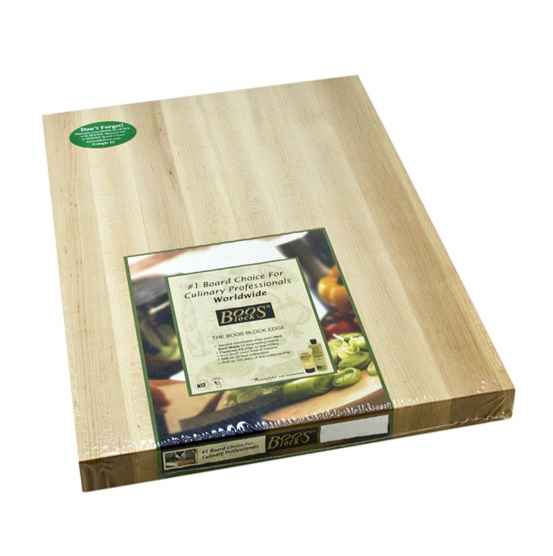 Boos Block Schneidebrett Chop-n-Slice aus Ahorn, 51x38x3cm, ohne Ablaufrinne, 1