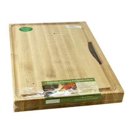 Boos Block Schneidebrett Prep Master aus Ahorn, 61x46x6cm, mit Auffangschale, 1