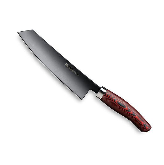 Nesmuk Janus 5.0 Kochmesser, 180mm, Edelstahlzwinge, Griff Micarta rot, 1 St