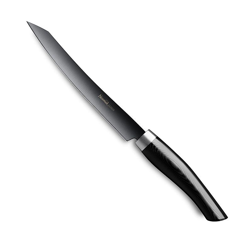 Nesmuk Janus 5.0 Slicer, 160mm, Edelstahlzwinge, Griff Micarta schwarz, 1 St