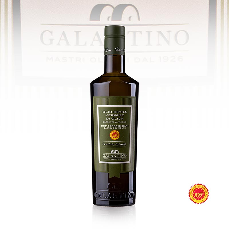 Natives Olivenöl Extra, Galantino "Terra di Bari DOP/g.U.", kräftig fruchtig, 500 ml