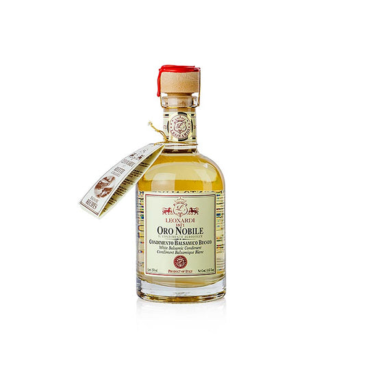 Balsamico Bianco "Oro Nobile", 4 Jahre, Eichenholzfass, Leonardi, 250 ml
