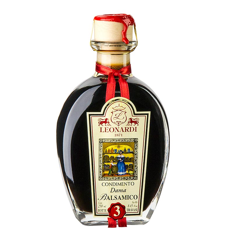 Leonardi - Balsamico Dama Condimento, 3 Jahre, 250 ml