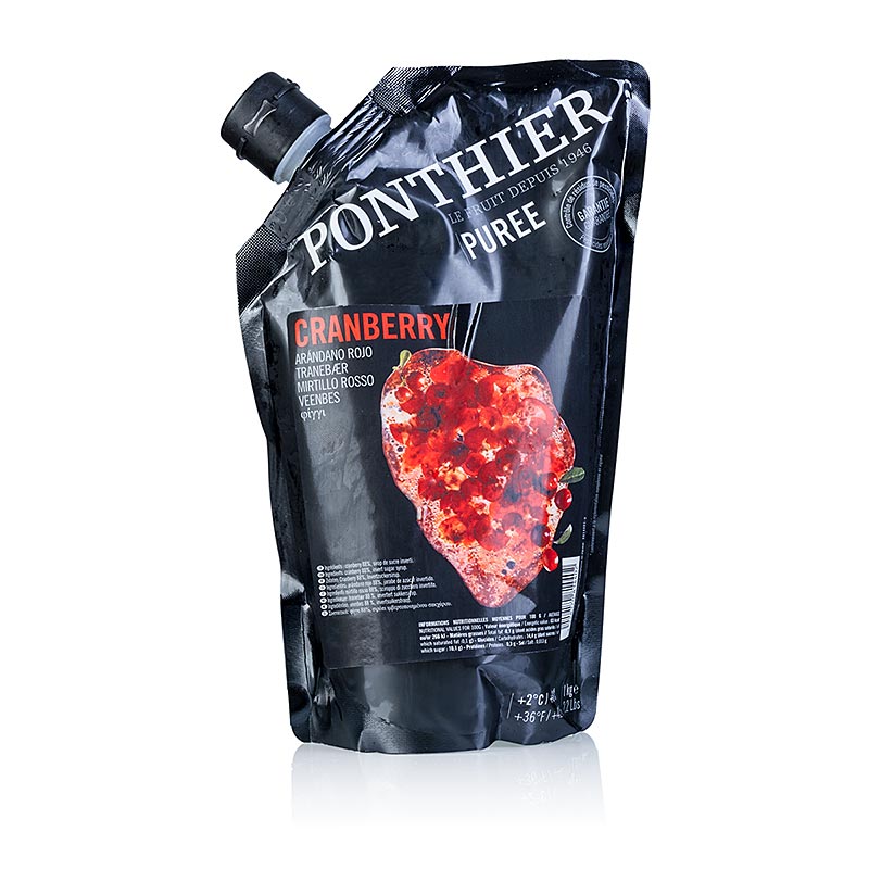 Püree - Cranberry, mit Zucker, 1 kg