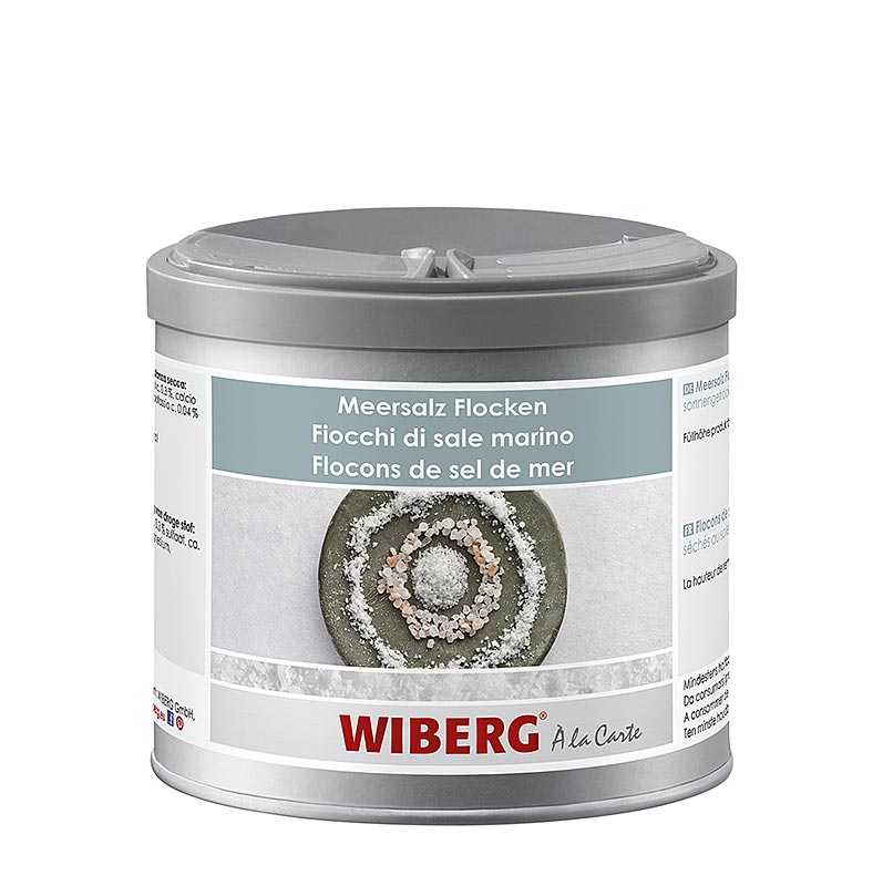 Wiberg Meersalz Flocken, sonnengetrocknet, 350 g