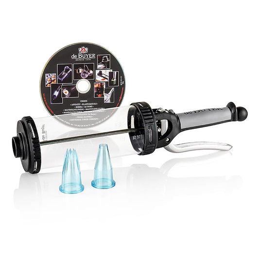 deBUYER Küchenspritze "Le Tube", zum Dosieren & Garnieren, 0,75 L, mit 2 Tüllen, 1 St