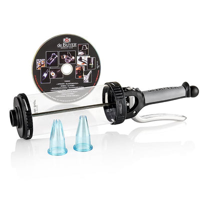 deBUYER Küchenspritze "Le Tube", zum Dosieren & Garnieren, 0,75 l, mit 2 Tüllen, 1 St