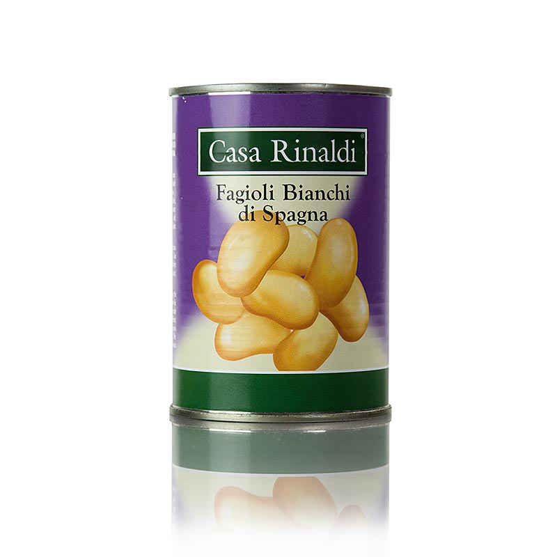 Spagna Bohnen, weiss, eingelegt, 400 g