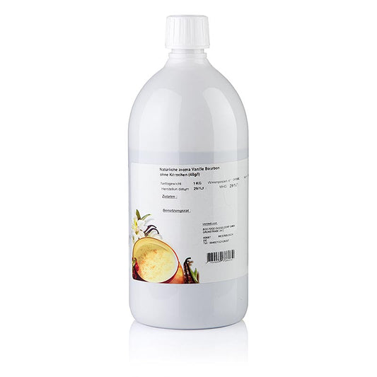 Vanille-Aroma, flüssig, mit Bourbon-Vanille Konzentrat, Eurovanille, 1 kg