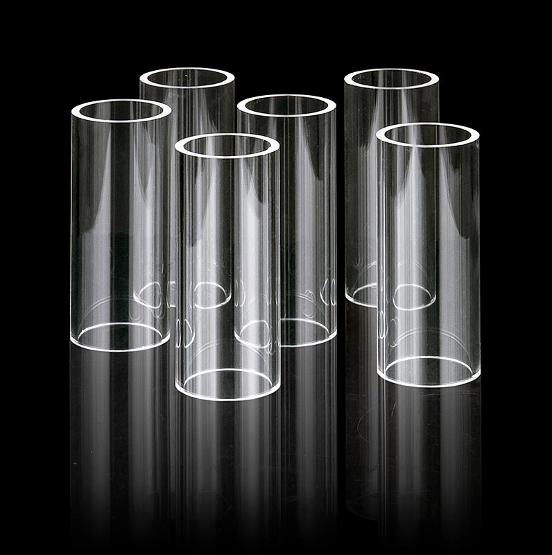 Fillini Maker Acrylglas-Rohre, ø 40 mm, 95 mm hoch, 6 St