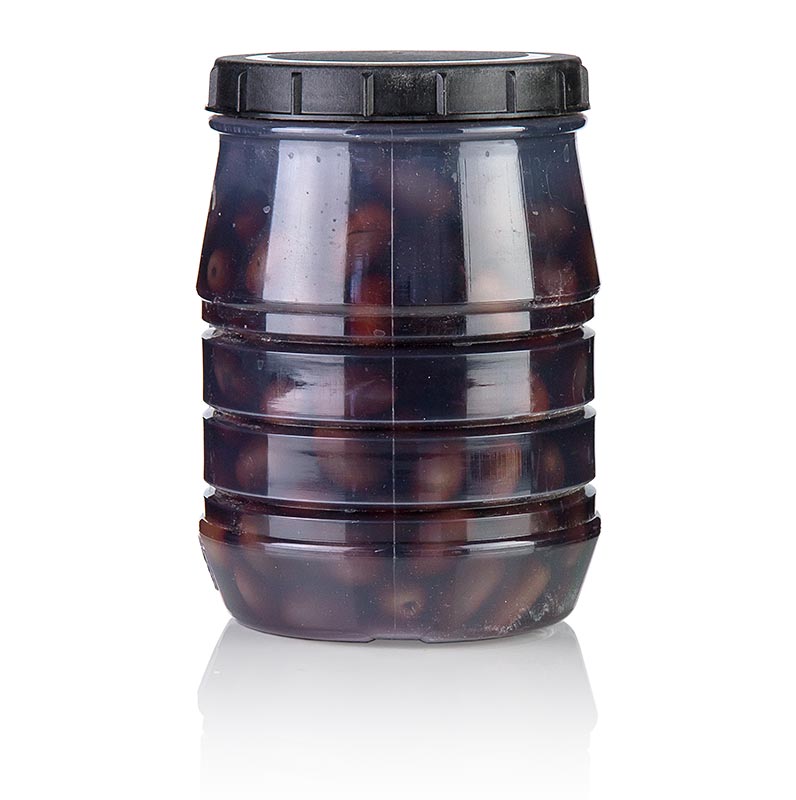 Linos - Schwarze Oliven, mit Kern, Kalamata-Oliven, in Lake, 1,5 kg