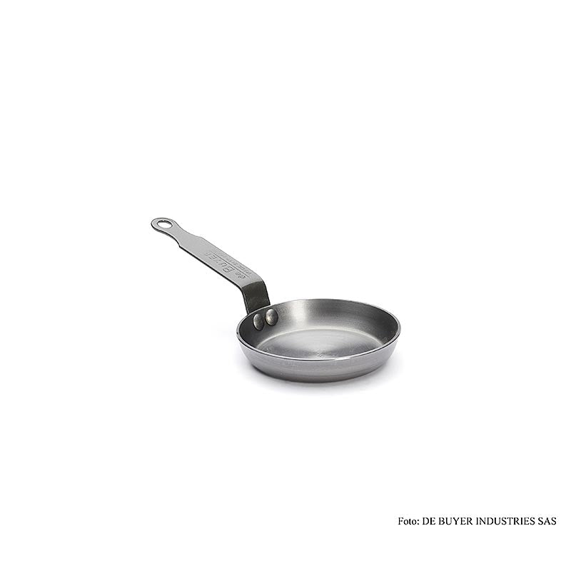 deBUYER "Mineral B Element" Eisenpfanne für Blinis ø 12 cm, 2,5 cm hoch, 1 St