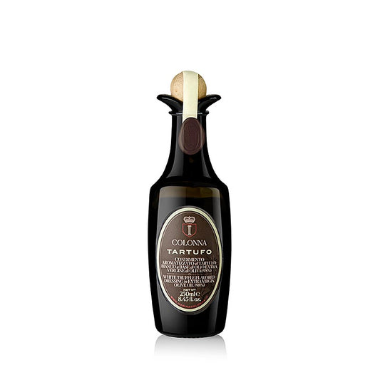 Natives Olivenöl Extra mit weisser Trüffel-Aroma (Trüffelöl), M. Colonna, 250 ml