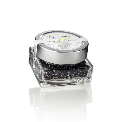 Schwarzer Pfeffer, mit Meersalz fermentiert, ganz, PEPPER DELUXE, 80 g