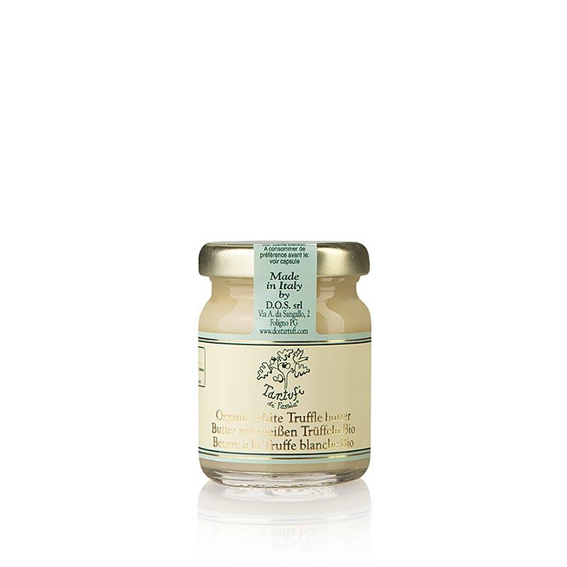 Ppura Trüffelbutter mit weißem Trüffel, ohne künstliche Aromen, Tartufi di Fassi