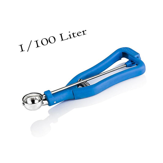 Eisportionierer 1/100 Liter, ø 30 mm, 20 cm lang, Edelstahl/Kunststoff, 1 St