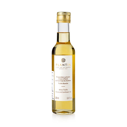 Sonnenblumenöl mit weisser Trüffel-Aroma (Trüffelöl), Plantin, 250 ml
