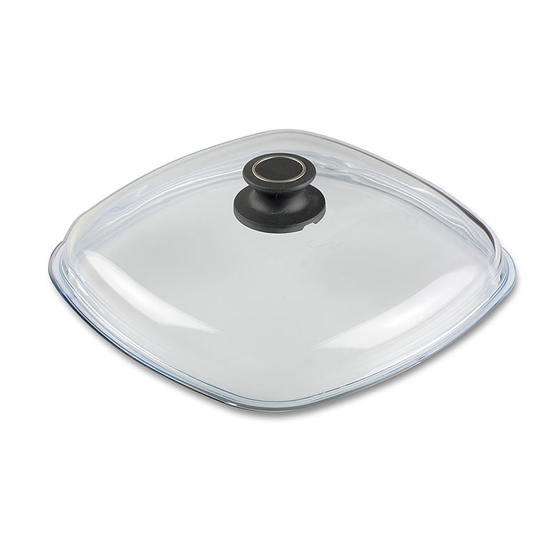 AMT Gastroguss, Glasdeckel für Bratentopf eckig, 28 cm, 1 St