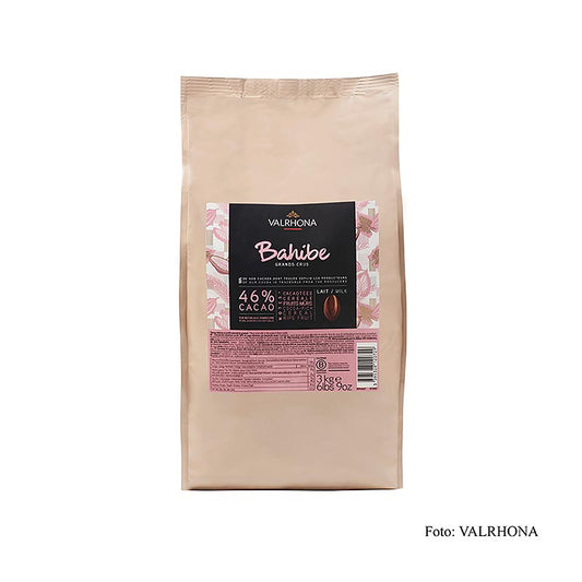 Valrhona - Bahibe, Vollmilch Couverture, Callets, 46% Kakao, Dominikanische Republik, 3 kg