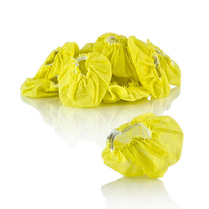 The Original Lemon Stretch Wraps - Zitronenserviertuch, gelb mit Gummiband, 12 St