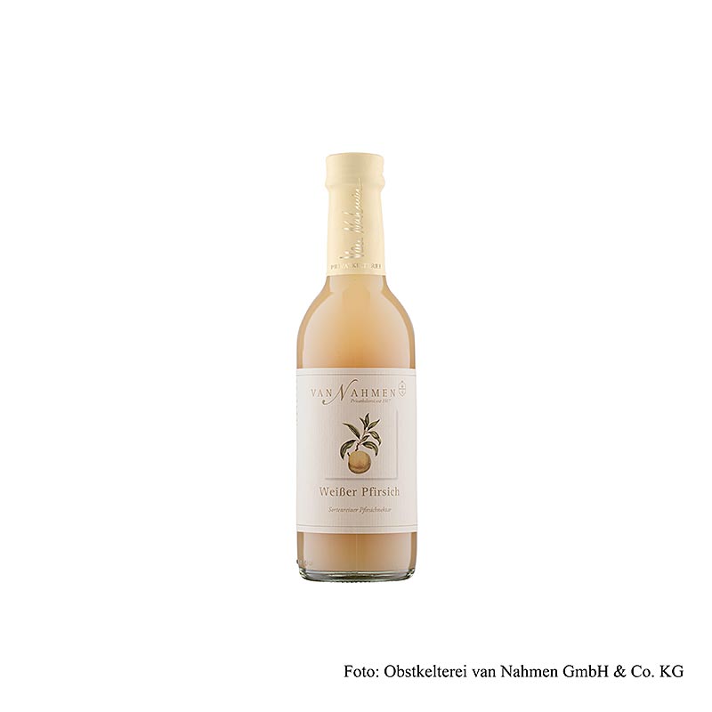 van Nahmen - Weisser Pfirsichnektar, 50% Direktsaft, 250 ml