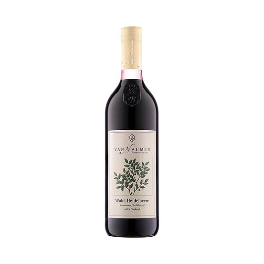Wald-Heidelbeeren, 100% Direktsaft, van Nahmen, BIO, 750 ml