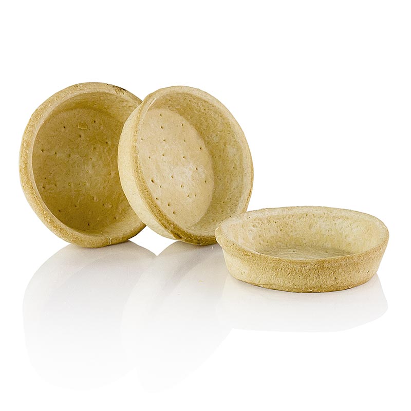 Blätterteig Tartelette für Quiche, 2,1 cm hoch, ø 8,5 cm, Pidy, 1,31 kg, 72 St