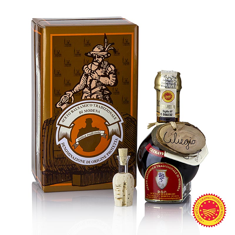 Aceto Balsamico Tradizionale DOP/g.U., 25 Jahre, Kirschfass, Acetaia di Giorgio, 100 ml