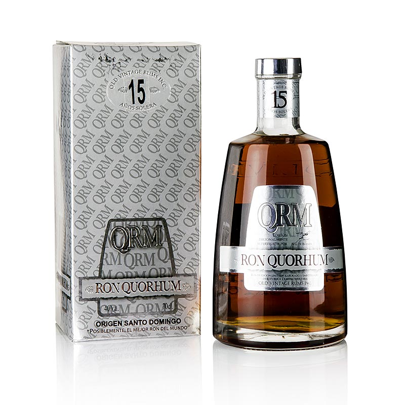 Quorhum Rum, 15 Jahre, Dominikanische Republik, 40% vol., 700 ml
