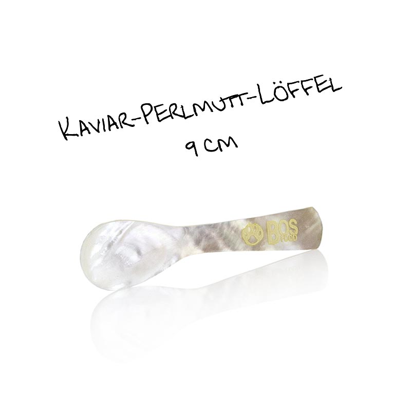 CHEF FOOD Kaviar-Perlmutt-Löffel , 9 cm, 1 St
