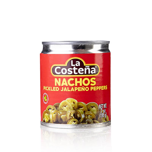 Chili Schoten - Jalapenos, geschnitten (La Costena), 199 g