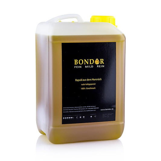 Bondor Rapsöl, kaltgepresst, vegan, 3 L