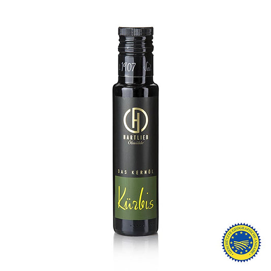 Kürbiskernöl aus der Steiermark g.g.A., 100 % rein, Hartlieb, 100 ml