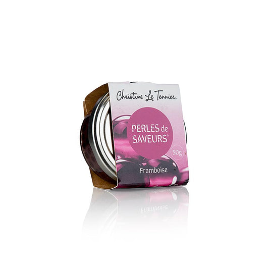 Fruchtkaviar "Himbeere", Perlgrösse 5 mm, Sphären, Les Perles, 50 g