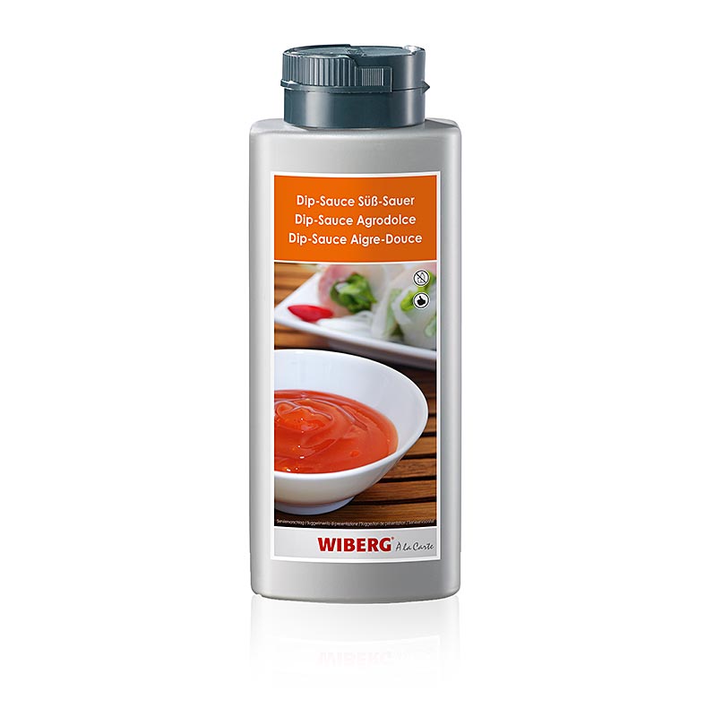 WIBERG Sweet & Sour BBQ Sauce, fruchtige Aprikose mit Chilinote, 695 ml
