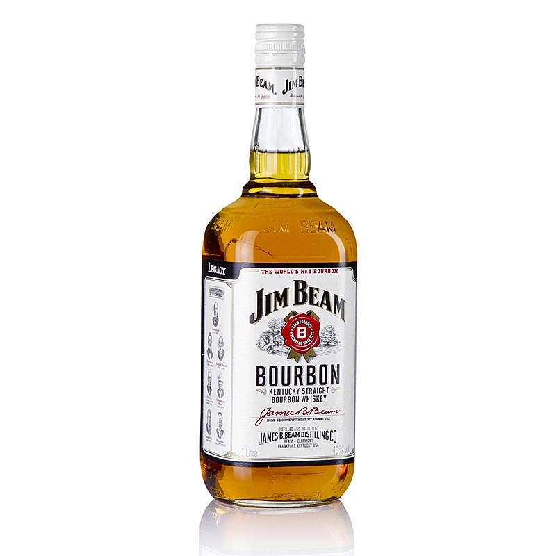 Bourbon Whisky Jim Beam, 40 % vol., USA, 1 l