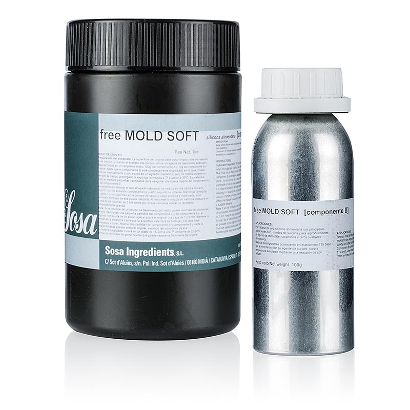 Sosa - Freemold Soft, zum Herstellen von weichen/flexiblen Silikonformen, 1